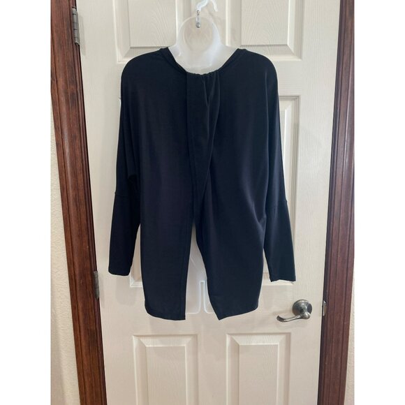 New Matilda Jane Womens Black Hi-Low Back-Slit Long-Sleeve Top S - Picture 11 of 11